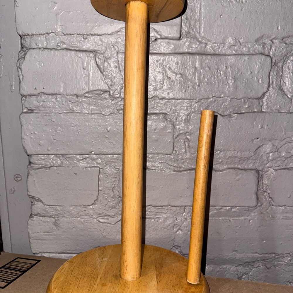 Wooden Paper Towel Holder